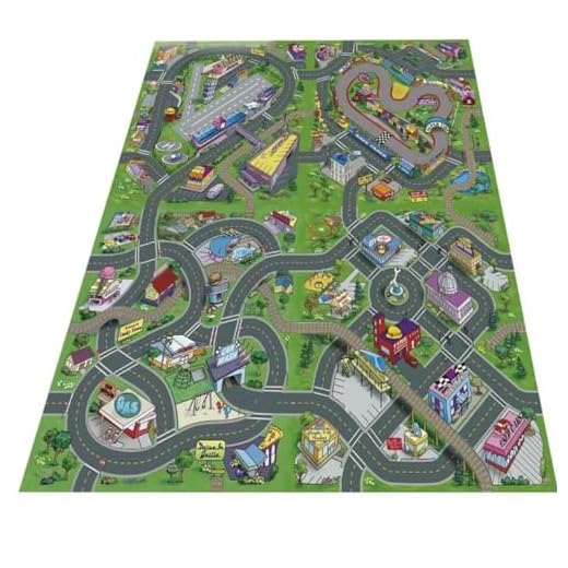 Pista Tapete Para Carrinhos Hot Wheels Grande Cidade 160cm