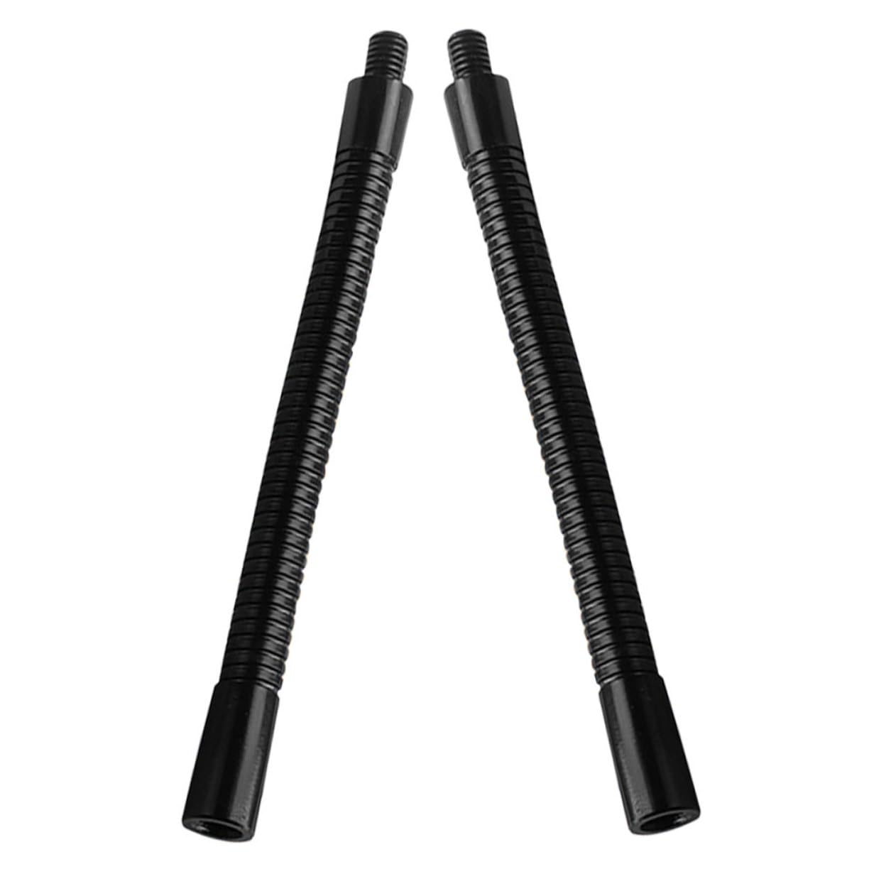 VANZACK 2pcs Flexible Gooseneck Mic Stand Extension Tube for Radio Studios 18cm Sturdy Alloy Construction