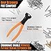 Mutt Tools 8 Inch End Cutting Pliers Heavy Duty – CRV End Nippers Tool – Nail Puller Pliers, Nail Puller Tool