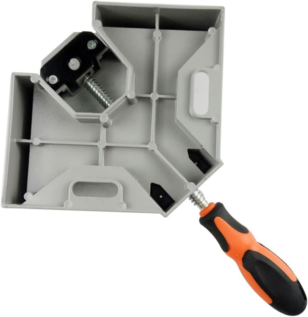 DOITOOL 90degree Single Handle Aluminum Alloy Right Angle Clamp for Woodworking Corner Vise