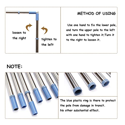 Professional Backdrop Stand Pipe Kit,10'x50' Heavy Duty Background Support System Curtain Frame Telescopic with Steel Base for Wedding Party Photography Trade Show Display