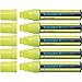 Produktbild Schneider Maxx 260 Kreidestift (5 + 15 mm Strichstärke, feucht abwischbar, wasserbasiert, geruchsneutral) 5er Pack gelb