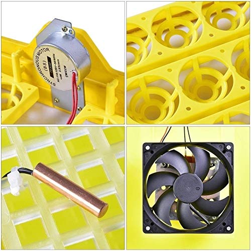 LYSGST 112 Eier Inkubator Brütmaschine Temperaturregelung Automatisches Wenden von Eiern für Hühner, Enten, Gänse… – Bild 6