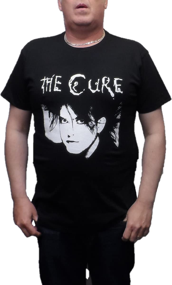 Mazeys Men's Robert Official The Cure T Shirt Size M