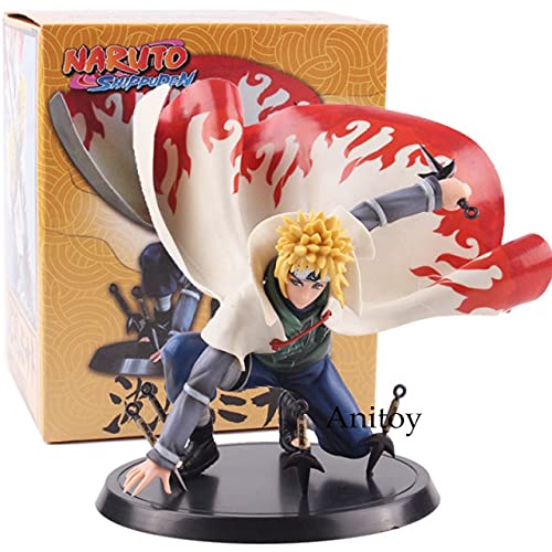 ZILLE - Action & Toy Figures - Naruto Shippuden Sarutobi Hiruzen Senju Hashirama Namikaze Minato Senju Tobirama Naruto Action Figure PVC Collectible Model Toy (B with colorful box)