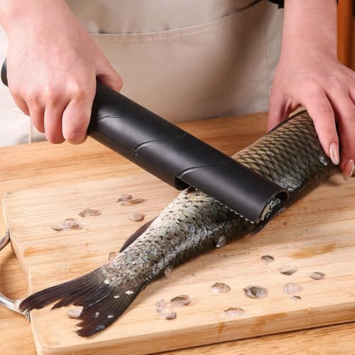 Grattoir à poisson contre l'effort manuel, éplucheur électrique avec manche agrippant - 3
