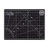 Elan Cutting Mat A3 Black & Taupe, Self Healing Cutting Mat 12 x 18 INCH, 5-Ply Craft Mat Black, Hobby Cutting Mat 12x18 INCH, Fabric Cutting Board for Crafts, Quilting Cutting Board, Modeling Mat