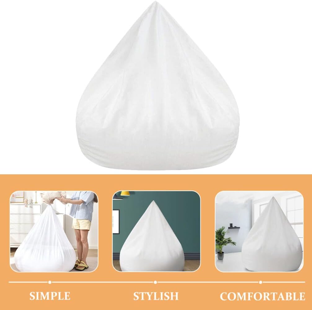BESTOYARD Inner Liners for Bean Bag Chair Covers - Sack Bean Bag Replacement Cover Case Liner Filling for Chair Lazy Sofa Inner Liner, 155.00X130.00X90.00CM, White - Image 7