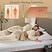 Beautyrest Cotton Heated Mattress Pad - Bed Warmer with 20 Heat Settings Controller, Auto Shut Off Timer, All Around Elastic Deep Pocket, UL Certified, Machine Washable, White King