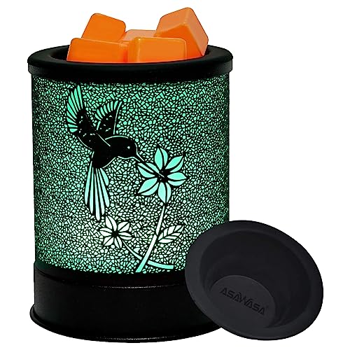 ASAWASA Metal Wax Warmer Electric,Wax Melt Warmer Candle Burner and