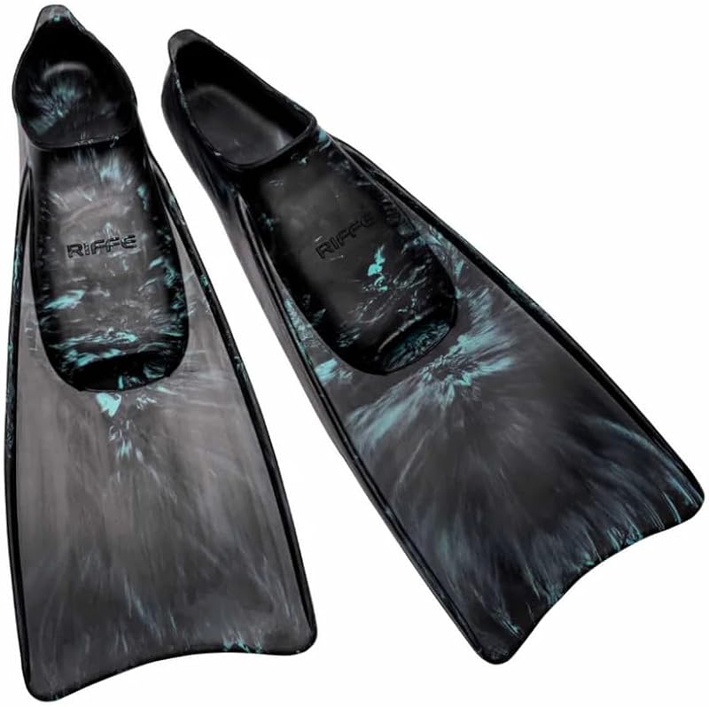 Riffe Kicks Rubber Swim Fins, 43/44 (10-11)