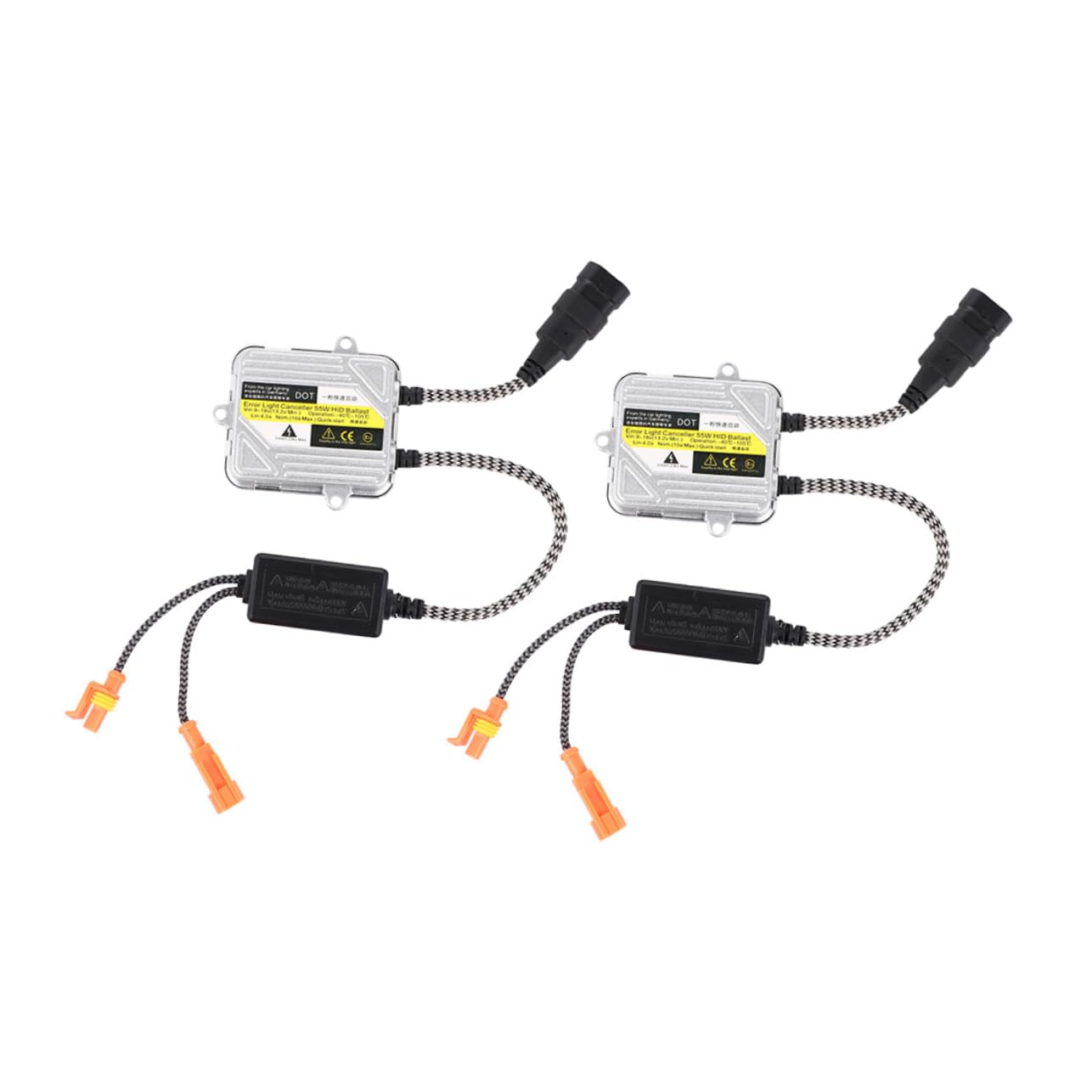 2pezzi Centralina Fari Allo Xeno Da Kit Lampadine Avviamento Rapido Alimentatore Digitale Per Auto Veicoli Resistente Calore Invecchiamento