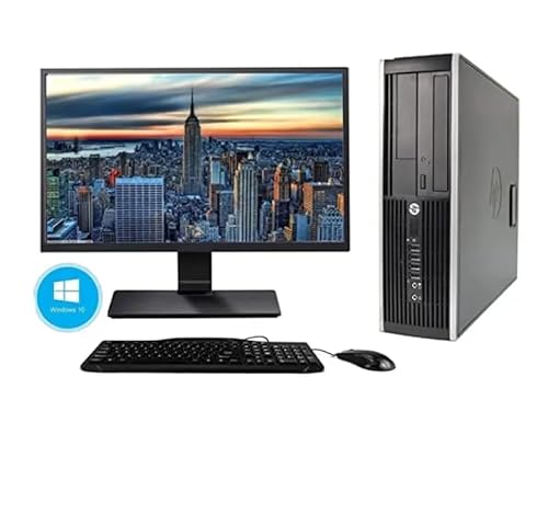 HP Elite 8200 SFF i5-2400 8GB RAM 250GB HDD Windows 11 Home Original con Pantalla 22 + Teclado, Ratón, DVD y WiFi USB (Reacondicionado)