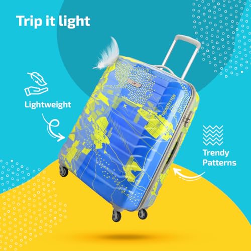 Skybags Trooper Large Size Abs Hardshell Luggage (75 Cm) Printed