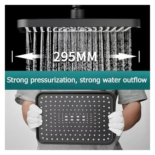 Pommeau de douche effet pluie 30,5 cm pour une thalasso à la maison - 3