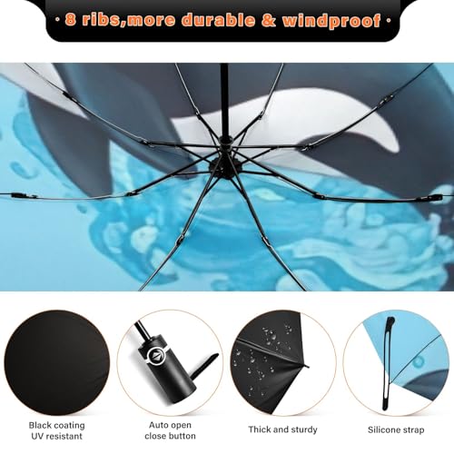 Parapluie GAIREG résistant au vent, compact et robuste pour vos trajets - 4