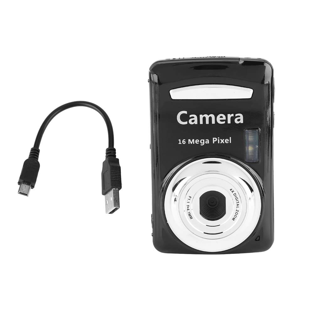Appareil Photo Numérique 16MP, écran 2,4 Pouces, Zoom 16x – Compact, Léger, Pour Débutants | Vidéo 720p 30fps, Facile à Utiliser