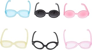 Kisangel 40pcs Doll Glasses Doll Eyeglasses Miniature Sunglasses Mini Glasses Decor for DIY Accessories Doll Dressing Supplies
