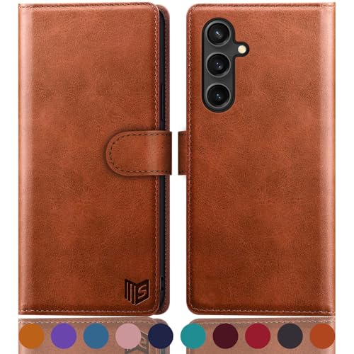 Coque de protection à rabat Samsung Galaxy S24 FE portefeuille homme femme