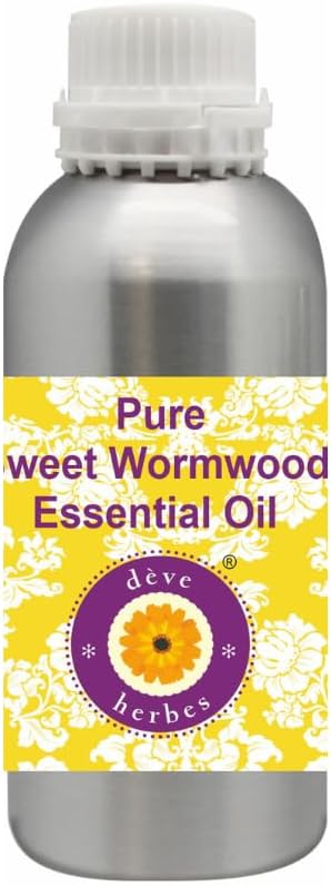 Deve Herbes Pure Sweet Wormwood Essential Oil (Artemisia annua) Steam Distilled 630ml (21 oz)