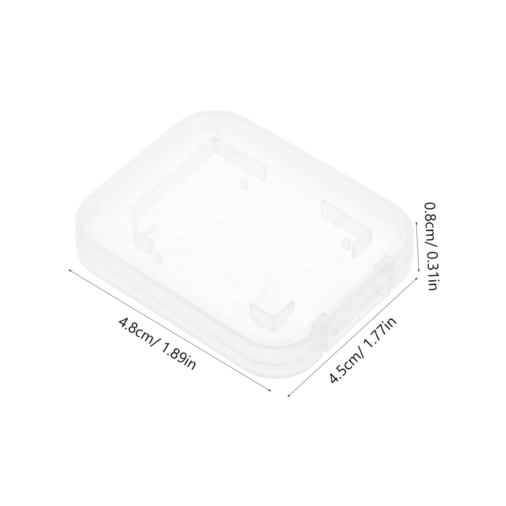 BRIGHTFUFU 20pcs Memory Card Storage Case Compact Retro Design for Memory Cards Protects Against Damage and Dirt for Travel and Organization