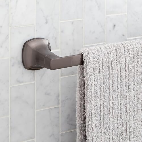 Signature Hardware 953993 Sefina 24" Towel Bar - Gunmetal