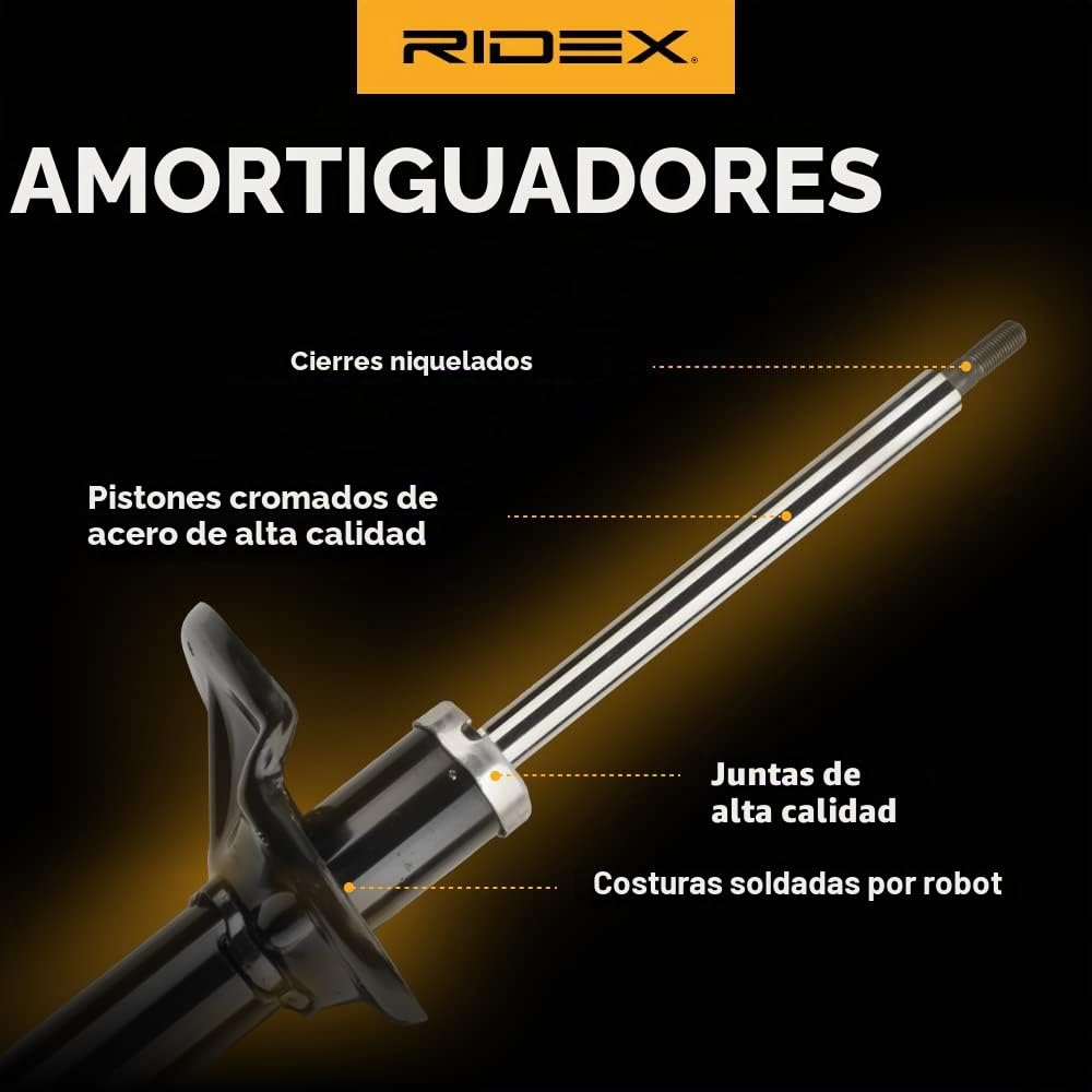 RIDEX 854S20227 2x Amortiguador Delantero Compatible con CITROËN Berlingo/Berlingo First I MF, GJK, GFK