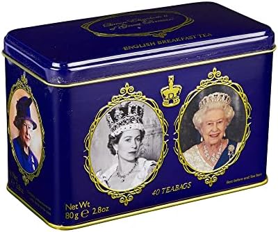 New English Teas Queen Elizabeth II Tin 80 g (40 Teabags)