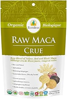 Ecoideas Organic Raw Maca, 454g