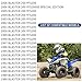 304 Stainless Steel Engine Bolt Kit 54pcs (7Pack) Compatible for Yamaha 1988-2006 Blaster 200 YFS200 Clutch Spring Clutch Bolts 10pcs (1Pack)
