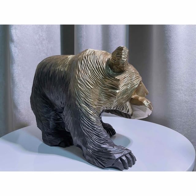 Amazon.co.jp: 木彫りの熊 アップサイクルアート : ホーム＆キッチン