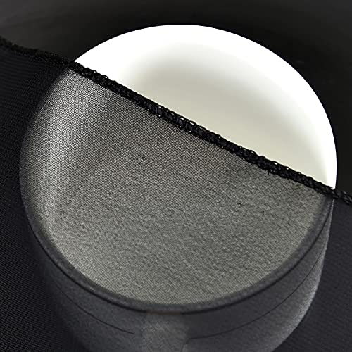 Dolopl 10Ft Black Chiffon Table Runner Wedding Table Runner,29X120 Inches Gauze Table Runner,Rustic Sheer Table Decor For Romantic Bridal Shower, Baby Shower, Birthday Party Cake Table #TOP3