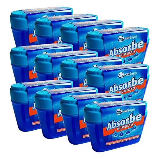 Amahogar - Absorbe Humedad - 40 gr - Hecho en España - Set de 12