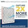 Filtrete 16x25x1 AC Furnace Air Filter, MERV 11, MPR 1000, Micro Allergen Defense, 3-Month Pleated 1-Inch Electrostatic Air Cleaning Filter, 2 Pack (Actual Size 15.719 x 24.72 x 0.84 in) #3