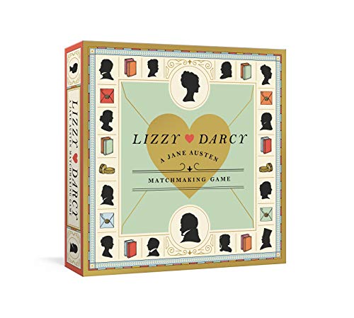 Random House LCC US Lizzy Loves Darcy: A Jane Austen Matchmaking Game: Board Games