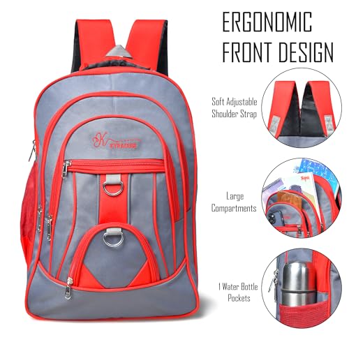 Image of 35L Pink Laptop Bag Backpack for menंWomen Boys and Girls Luggage Travel Bags with 17.3 inches And School Bag Laptop Compartment