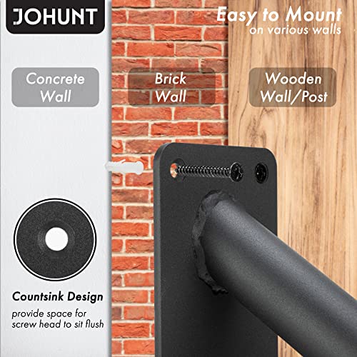 Hand Rails For Outdoor Steps Wall Mount,18" Railings For 1-2 Steps Outdoor Handrail With Matte Black Finished Heavy Duty Grab Bar Safety Stair Hand Railing For Elderly,Pregnant,Disabled(Dia 1.3"Pipe) #TOP5