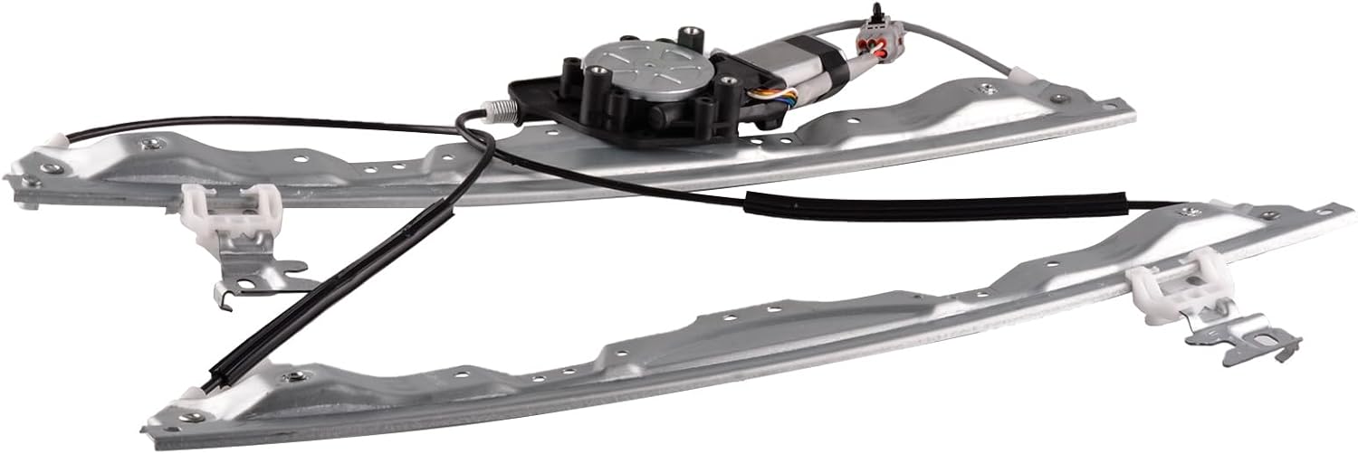 Front Right Passenger Side Power Window Regulator with Motor Assembly Compatible for Infiniti QX56 2004-2010 Nissan Armada/Pathfinder Armada/Titan 2004-2015, Replacement 807207S000