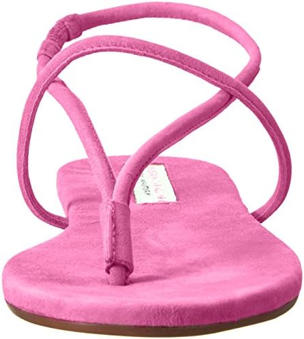 Chinese Laundry Kristin Cavallari Women's Knock Out Flat Sandal, Fuchsia Suede, 9.5 M US | Image 1