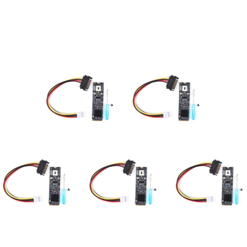 5pcs M2 PCIE NVME To TYPE E Expansion Card Riser ASM3242 Chipset M2 M Key PCIe To USB3.2 Front Panel Expansion Card for Desktop PC