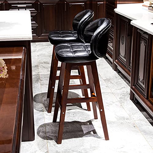 Tabouret haut de cuisine en bois pour aménager un coin repas convivial