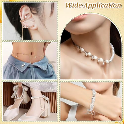 Image of SANNIDHI 1200Pcs Crimp Beads Jewellery Making Tools Kit with Pliers