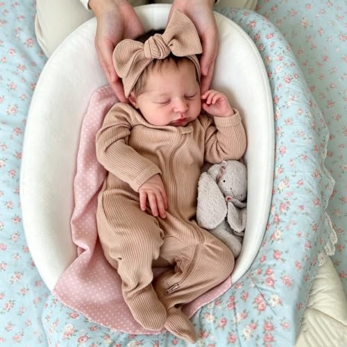 Muñeca Reborn Bebé de 19 Pulgadas Cuerpo de Tela y Vinilo miniatura 3