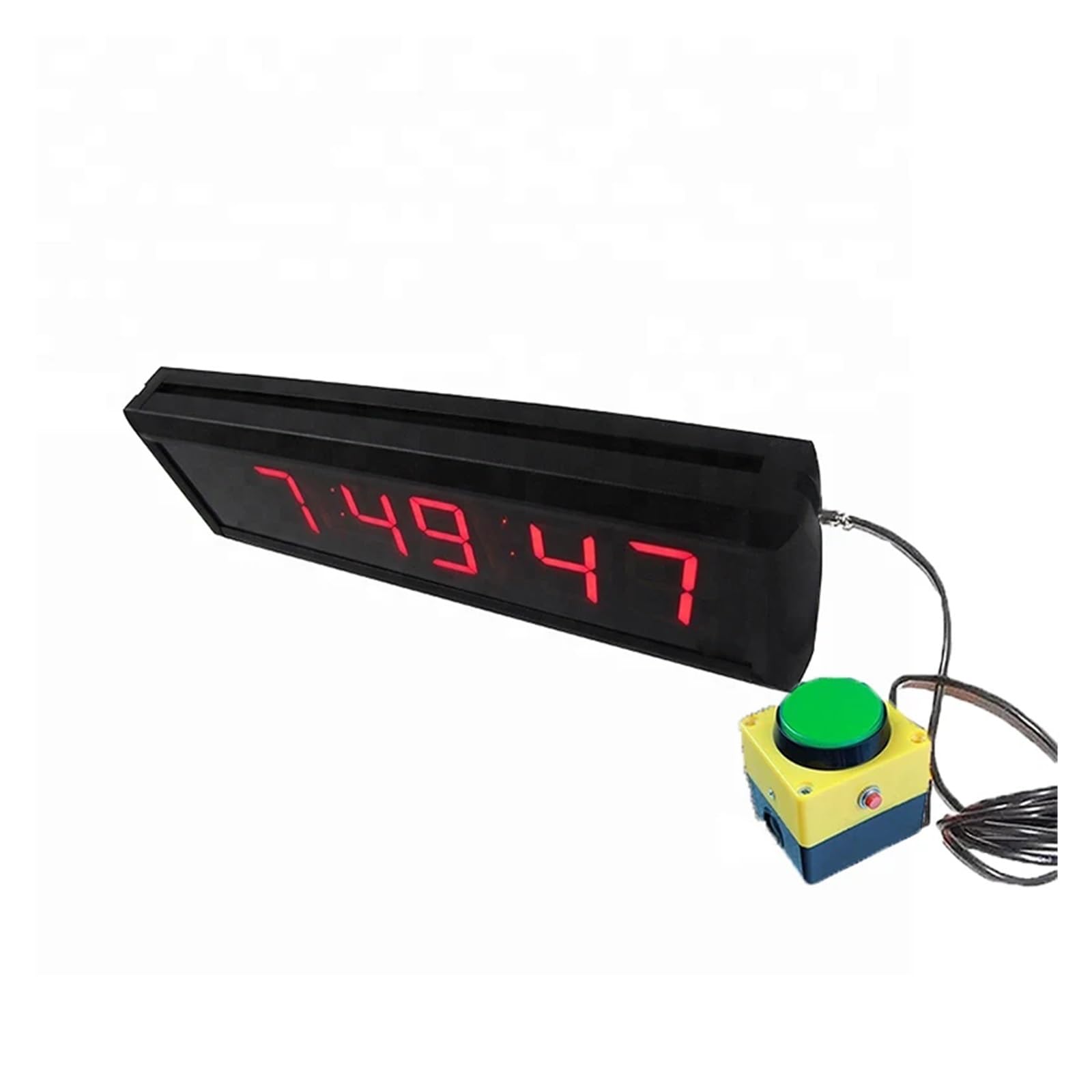 Reloj de gimnasio Reloj con botón de cronógrafo digital con pantalla LED, temporizador 220 con botón for precisión, 1,8 pulgadas Ideal para todos los gimnasios y entrenamientos.