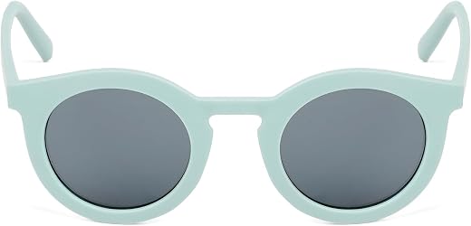 Joker & Witch Women Dion Blue Round Non-Polarized Sunglasses, Free Size