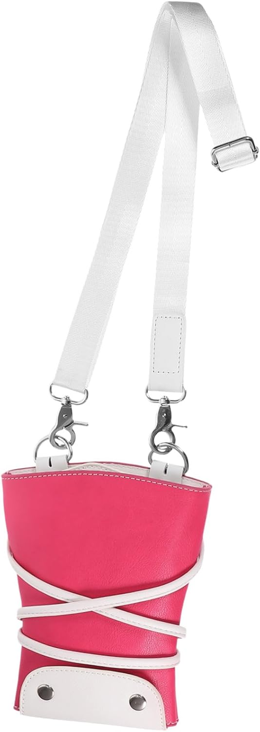 Hairdresser Scissors Bag, Storage Bag，Hair Stylist Tool Kit Barber Cross Body Pu Pouch for Hair Supplies