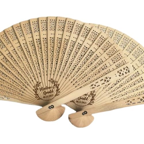 Abanicos personalizados como regalos para invitados de boda con los que agradecer su presencia