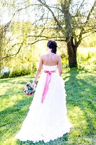 Miniatura 6 de ITIsparkle 112" Inch Double Faced Satin Ribbon 25 Yards-Roll Set for Gift Wrapping Party Favor Hair Braids Hair Bow Baby Shower Decoration Floral