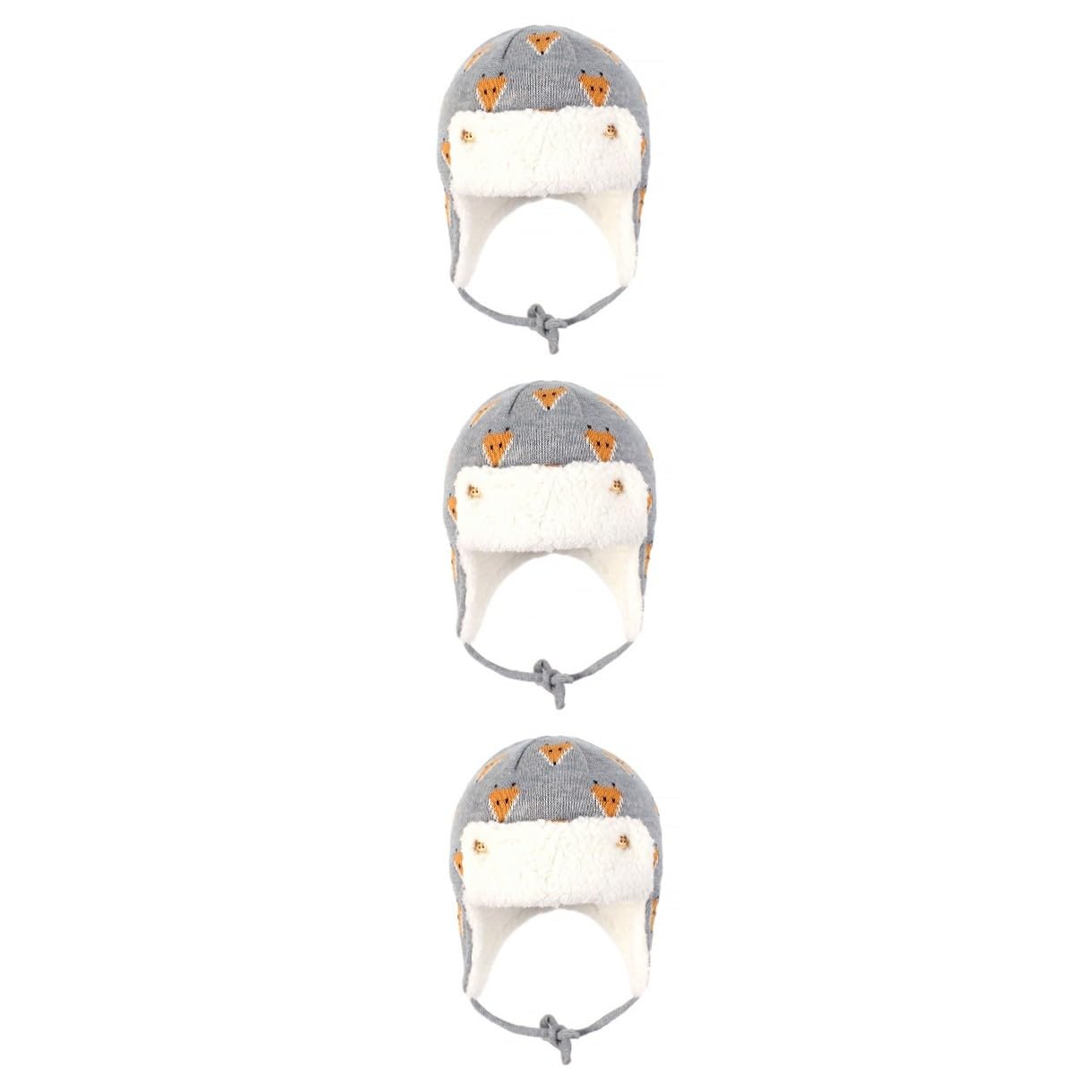 LIFKOME Bonnet de Ski Chapeaux de Fille Enfant Hiver Chapeau Contre Le Froid Casquette de Ski Enfant s Bonnet Hiver Casquette Chaude Bonnet Coton Chapeau d' d'er Grey