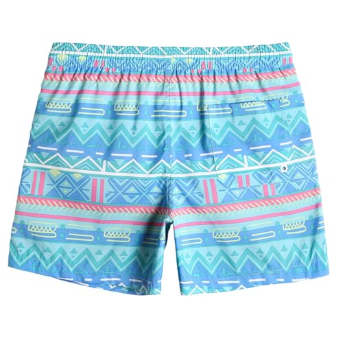 maamgic Mens Swim Trunks 5" Quick Dry Beach Shorts Bathing Suits with Mesh Lining Pockets2